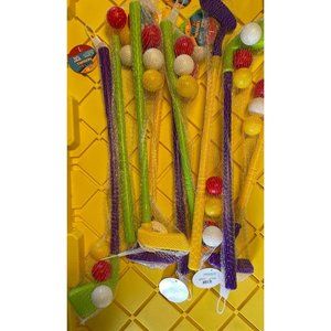 Toy Treasures Golf Club Set (Color May Vary) 1 club and 3 balls per pack